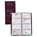 SPR01733 - Business Card File, Vinyl-covered, 96-Card Cap, Burgundy