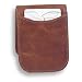 Distressed Leather Front Pocket Wallet - Dark Tan