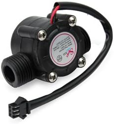 2.0MPa Lightweight Hall Flow Water Sensor Fluid Flowmeter Control 1-30L/min