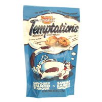 Childrens Toyshop  Pet Supplies : Whiskas Temptations Savory Salmon Treats (3-oz pouch)