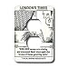 Londons Times Fish Fishing Deep Beneath Cartoons - Typical Shrimp News Announcements - Light Switch Covers - 2 plug outlet cover Image