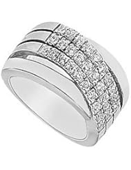 Diamond Ring 14K White Gold - 0.66 CT Diamonds