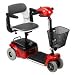 Scootie 4 Wheel Compact Travel Scooter - Color Red