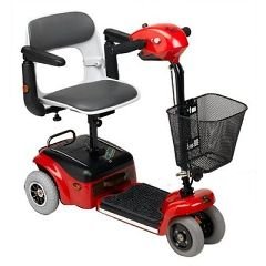 HealthPersonalCare: Scootie 4 Wheel Compact Travel Scooter   Color Yellow