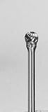 GROBET CARBIDE BUR MADE IN U.S.A. BALL 3/32X1/8X3/32 DOUBLE CUT