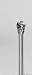 CARBIDE BUR GROBET MADE IN U.S.A. BALL 1/8X1/8X1/8 DOUBLE CUT