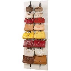 Over the Door Handbag Organizer (Black) (75'H x .09'W x 1'D)