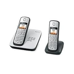 Siemens Gigaset C385 Duo ECO schnurloses DECT Telefon (Farbdisplay, Anrufbeantworter, zus�tzliches Mobilteil inkl. Ladeschale) titanium