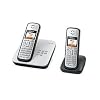 Siemens Gigaset C385 Duo ECO schnurloses DECT Telefon (Farbdisplay, Anrufbeantworter, zus�tzliches Mobilteil inkl. Ladeschale) titanium