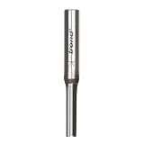 Trend T016X1/4TC 1/8-Inch Straight Double Flute Carbide Tipped Router Bit, 1/4 Shank 7/16-Inch Cut