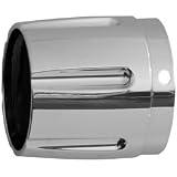 Rush Exhaust Performance Muffler Tip - Tapered w Horizontal Grooves 3017 by Rush