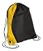 Port & Company Colorblock Cinch Pack, Gold/Black