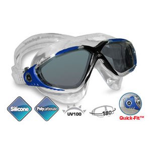 Aqua Sphere Vista swim mask: Goggles with Silicone seal and Tinted Polycarbonate lens
