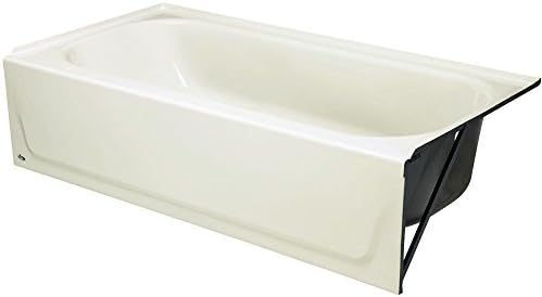 Mapleleaf 60" x 30" Raised Outlet Soaking Bathtub Drain Location/Finish: Right-Hand/Biscuit