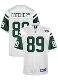 Reebok New York Jets Jerricho Cotchery Youth Replica White Jersey Size: Large