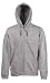Fruit of the Loom Zip Through Reissverschluss Hoodie Sweatjacke mit Kapuze in Heather Grey, Grösse L