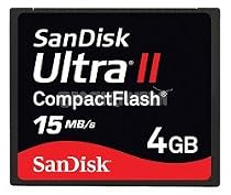SanDisk SDCFH-004G-A11 4GB/15MB Ultra II CF Card ( US Retail Package )
