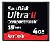 SanDisk SDCFH-004G-A11 4GB/15MB Ultra II CF Card ( US Retail Package )
