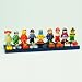 12" Hand Painted Chanukah Friends Childrens Ceramic Hanukkah Menorah