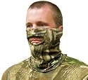 Primos Realtree Hardwoods Green HD Camouflage Stretch-Fit 1/2 Mask