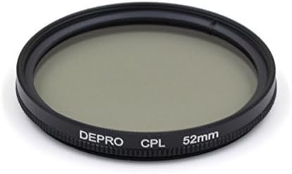 DEPRO 52mm Circular Polarizer CPL Filter For Canon 1100D 1200D 100D 450D 500D 550D 600D 650D Nikon D3100 D3200 D3300 52mm Lens Kit