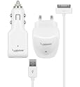 Cabstone Stromversorgung eines iPod/iPhone zu Hause, im Auto, USB-Netzteil oder USB-Zigarettenanz&uuml;nder auf Apple-St.