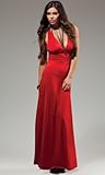 Lawrence - Floor Length Gown By Forplay Red L
