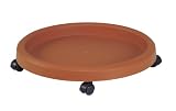 Emsa 986441400 Rollenuntersetzer rund 44 cm - 70 cm terracotta