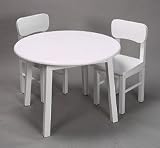 GiftMark 1407W Round Kids Table