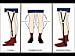Made in USA Shirt Stays Y Style with Non-slip Locking Clamps One Size-black/office Suit/dress Up/formal Dress/dressy