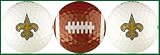 New Orleans Saints Golf Balls 3 Piece Gift Set with NFL Football Team Logos