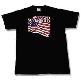 Buy Avenged Sevenfold - FLAG T-shirt, Black made by var goTwisterProductImageStrings = new Object();goTwisterProductImageStrings['prodImageNotAvailTextNoColor'] = 