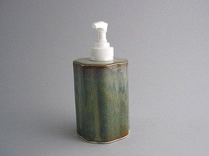 Best Cheap Handmade pottery lotion dispenser - jade glaze Bay Pottery
