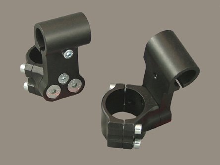 Kawasaki Ninja 250R 2008-2012 37mm Woodcraft Racing 3 Piece Split Clip-on Handlebars On Sale