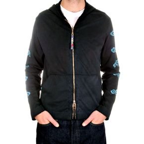 KU long sleeve zipped hoody