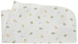 Carters Keep Me Dry Flannel Bassinet Pad, Green/Yellow