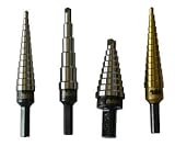 Irwin Industrial Tools 10228 Unibit 228 Step Drill Bit Set 4-Piece