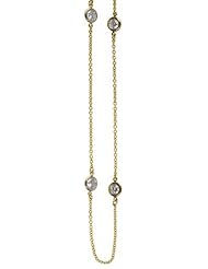 Crislu Necklace, Gold Plated (1.75cttw)