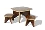 Project Table & Stools - Cocoa