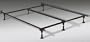 Heavy Duty King Metal Bed Frame with Center Support and 6 Glide Supports Fully Adjustable Queen, King, Cal King