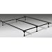 Heavy Duty Queen Metal Bed Frame with Center Support and 6 Glide Supports Fully Adjustable Queen, King, Cal King