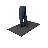 Guardian Mats Platinum Series Indoor Wiper Mat, Nylon/Polypropylene, 36 x 60, Black