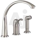 Gerber Allerton Series 40162SS Single Handle Kitchen Cast Spout Faucet with 8-3 4 Spout... by Gerber