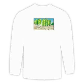 Long Sleeve T-shirt with coniferous, woods, trees, row, Alaska, pine, forest
