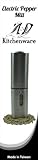 Electric Pepper Grinder - Luxury Stainless Steel Salt and Pepper Mill - This Eye Catching Electric Device Can Be Operated Easily With Just a Hand For Salts, Peppers and Spices - Easy to Clean - One Year Money Back Guarantee - 2014 Model