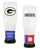 Green Bay Packers Crystal Pilsner Glass - FOOTBALL Sports Merchandise