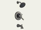 Delta T17T438-PT Lahara TempAssure 17T Series Tub/Shower Trim, Aged Pewter