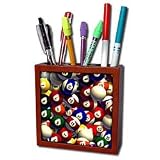 Billiards - Billiard Balls Pool - Tile Pen Holders-5 inch tile pen holder