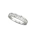 14K White Gold 1/2 ct. Princess Cut Diamond Wedding Band