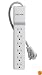 Belkin 6-Outlet Home/Office Surge Protector with Rotating Plug and 8' Cord